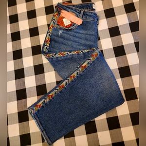 Jeans 👖 Women's Size 8 with Boho Design from Knox Rose